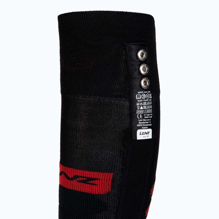 Lenz rinkinys Heat Sock 5.0 Toe Cap + ličio pakuotė RCB juoda 1200 6