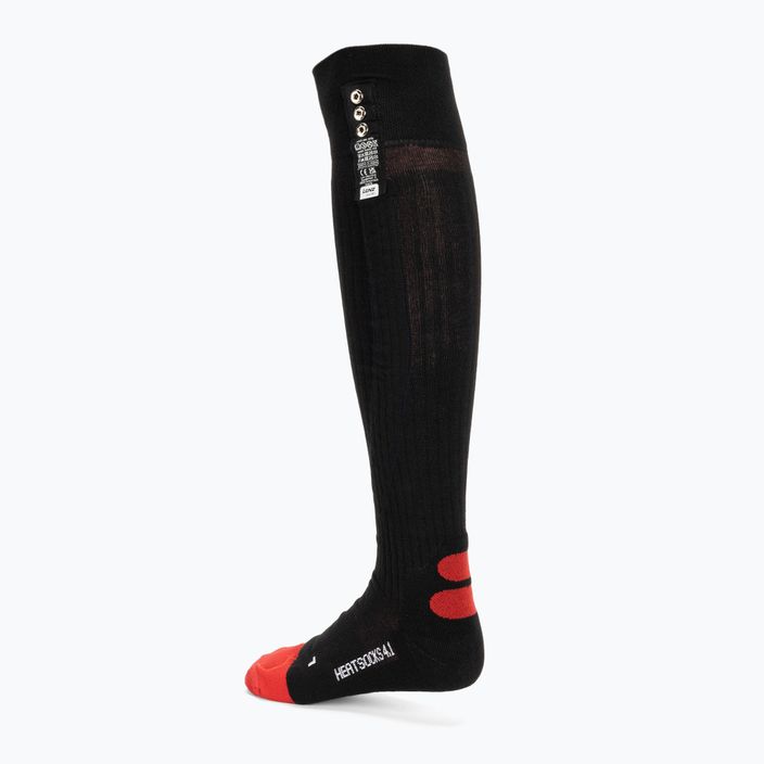 Lenz Heat Sock 4.1 Toe Cap slidinėjimo kojinės juodos 1065 2