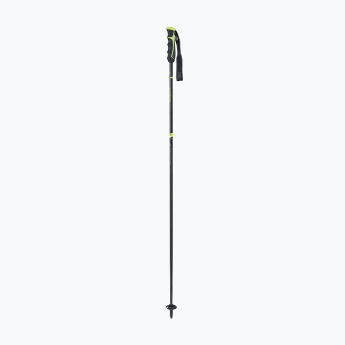 Komperdell Booster Speed Carbon serijos slidinėjimo lazdos juoda/geltona 6