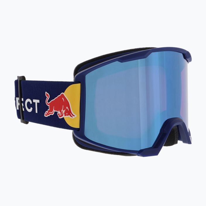 Red Bull SPECT Solo S3 tamsiai mėlyni/mėlyni/violetiniai/mėlyni veidrodiniai slidinėjimo akiniai