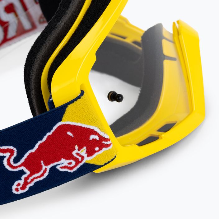 Red Bull SPECT Whip blizgantys neoniniai geltoni/mėlyni/skaidrūs blyksniai 009 dviratininkų akiniai 5