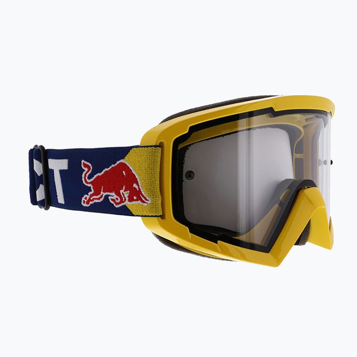 Red Bull SPECT Whip blizgantys neoniniai geltoni/mėlyni/skaidrūs blyksniai 009 dviratininkų akiniai 6