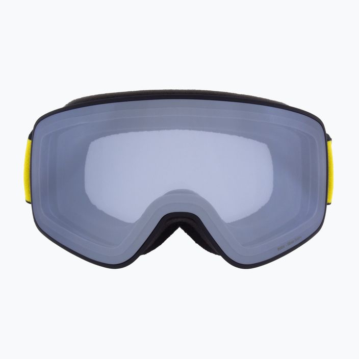 Red Bull SPECT Rush S1 matiniai juodi/juodi/dūminiai/sidabriniai veidrodiniai slidinėjimo akiniai 2