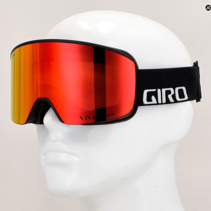 Slidinėjimo akiniai Giro Axis black wordmark/ember/infrared 9