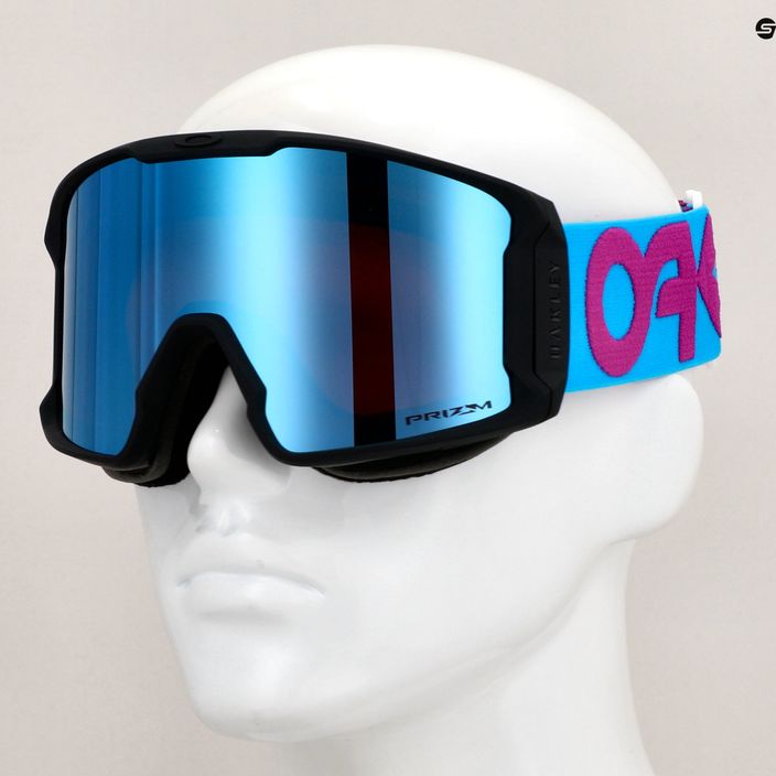 Slidinėjimo akiniai Oakley Line Miner L b1b purple blue/prizm snow sapphire iridium 7