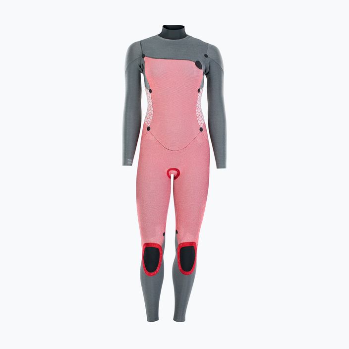 Moteriškas plaukimo hidrokostiumas ION Amaze Core 4/3 Front Zip pink gradient 3