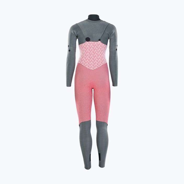 Moteriškas plaukimo hidrokostiumas ION Amaze Core 4/3 Front Zip pink gradient 4