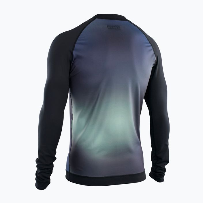 Vyriški ION Lycra Maze maudymosi marškinėliai juoda ir tamsiai mėlyna 48232-4230 2