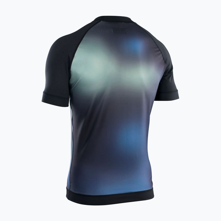 Vyriški ION Lycra Maze maudymosi marškinėliai juoda ir tamsiai mėlyna 48232-4231 2