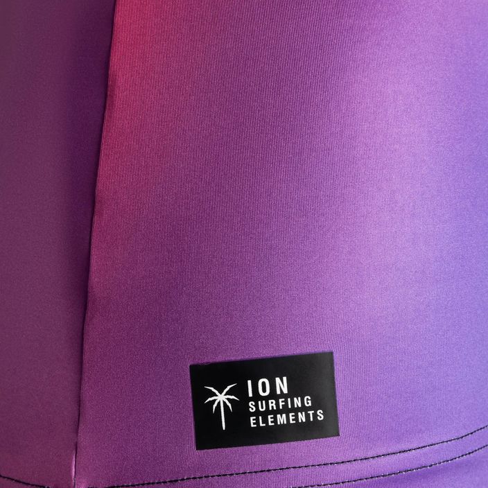 Moteriški maudymosi marškinėliai ION Lycra Lizz juoda ir violetinė 48233-4271 4