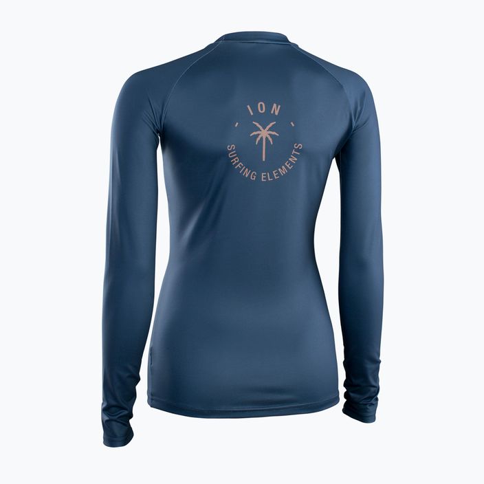 Moteriški maudymosi marškinėliai ION Lycra tamsiai mėlyni 48233-4273 2
