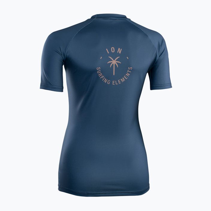 Moteriški maudymosi marškinėliai ION Lycra tamsiai mėlyni 48233-4274 2