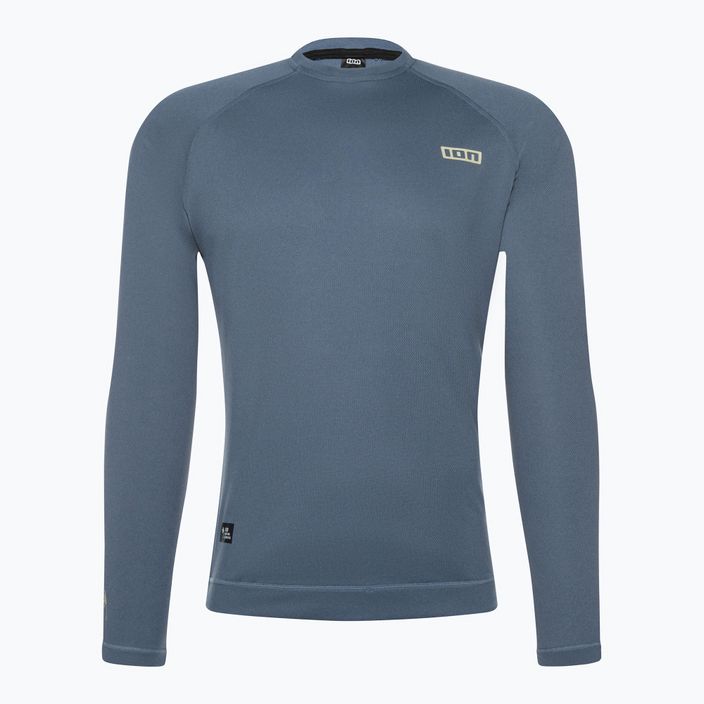 Vyriški maudymosi marškinėliai ION Wetshirt tamsiai mėlyni 48232-4260