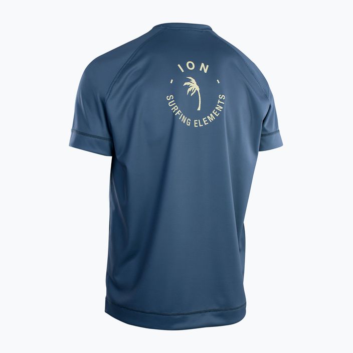 Vyriški maudymosi marškinėliai ION Wetshirt tamsiai mėlyni 48232-4261 2