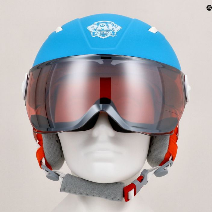 Vaikiškas slidinėjimo šalmas HEAD Mojo Visor Paw blue 8