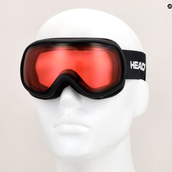 HEAD Ninja vaikiški slidinėjimo akiniai raudoni/juodi 6
