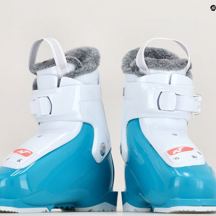 Nordica Speedmachine J1 vaikiški slidinėjimo batai šviesiai mėlyni/balti/rožiniai 9