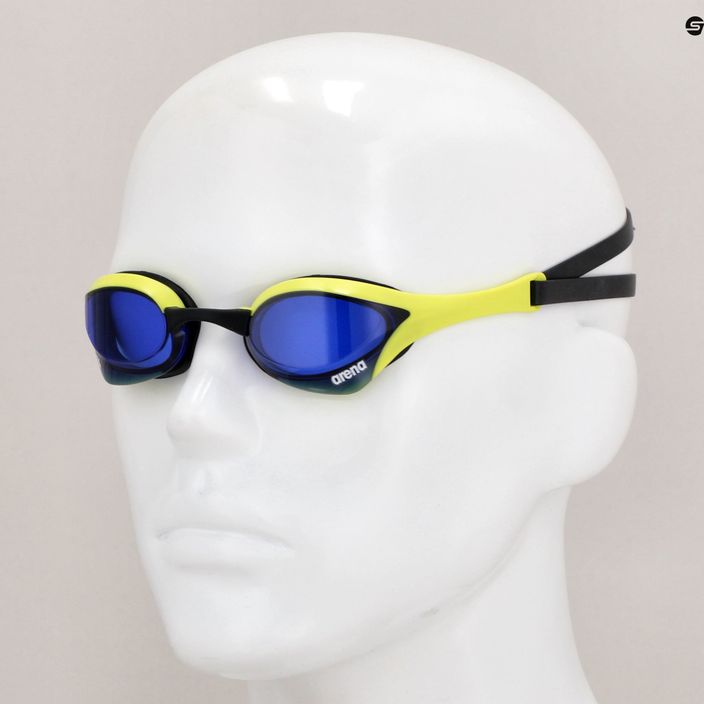 Plaukimo akiniai arena Cobra Ultra Swipe royal blue/cyber lime 13