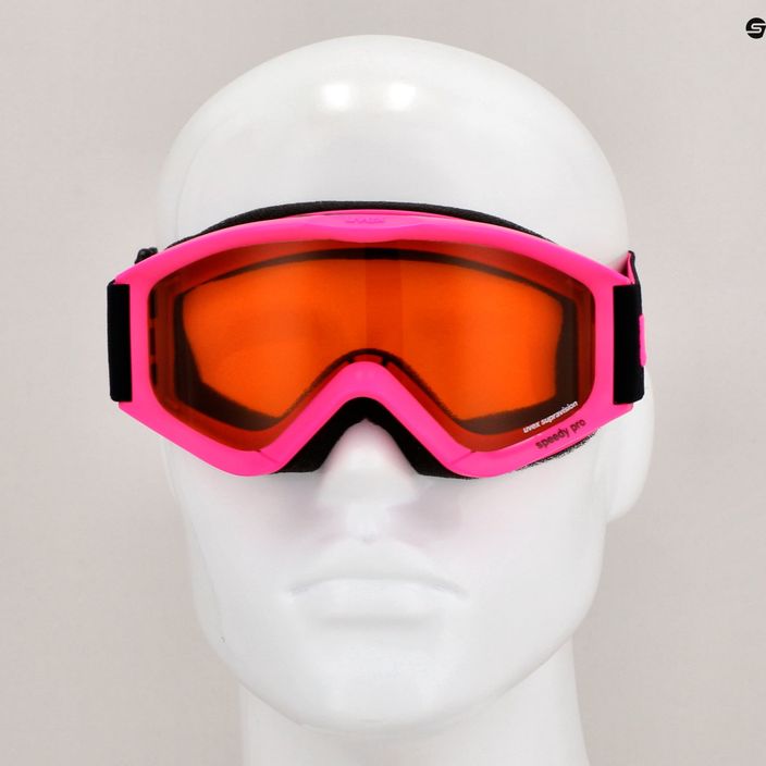 UVEX vaikiški slidinėjimo akiniai Speedy Pro pink/lasergold 55/3/819/90 7