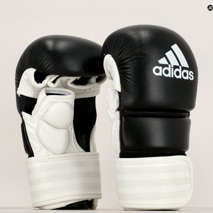 Adidas graplingo pirštinės baltos ADICSG061 7
