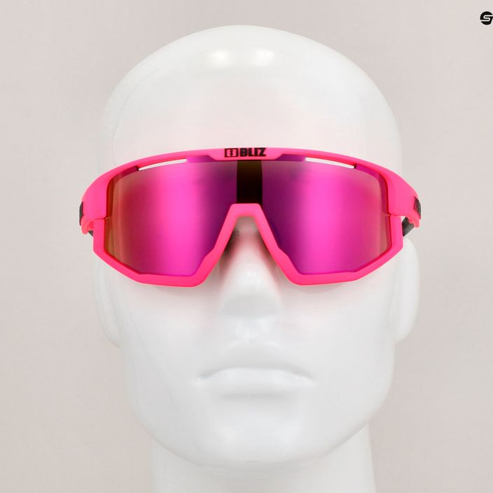 Bliz Vision rožinės/rudos spalvos rožiniai kelių dviračių akiniai 12