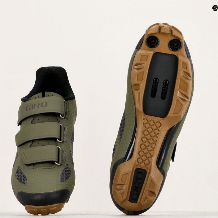 Vyriški MTB dviračių batai Giro Ranger olive gum 8