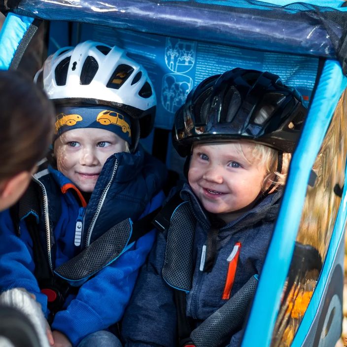 Thule Coaster XT dviračių priekaba+vaikiškas vežimėlis dvivietis žalias 10101820 8