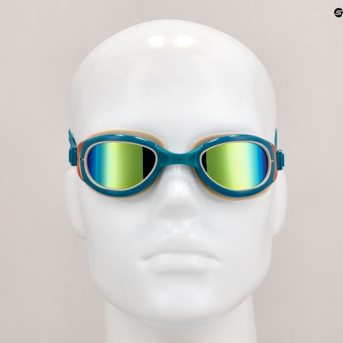 Plaukimo akiniai ZONE3 Attack teal/cream/cooper 7