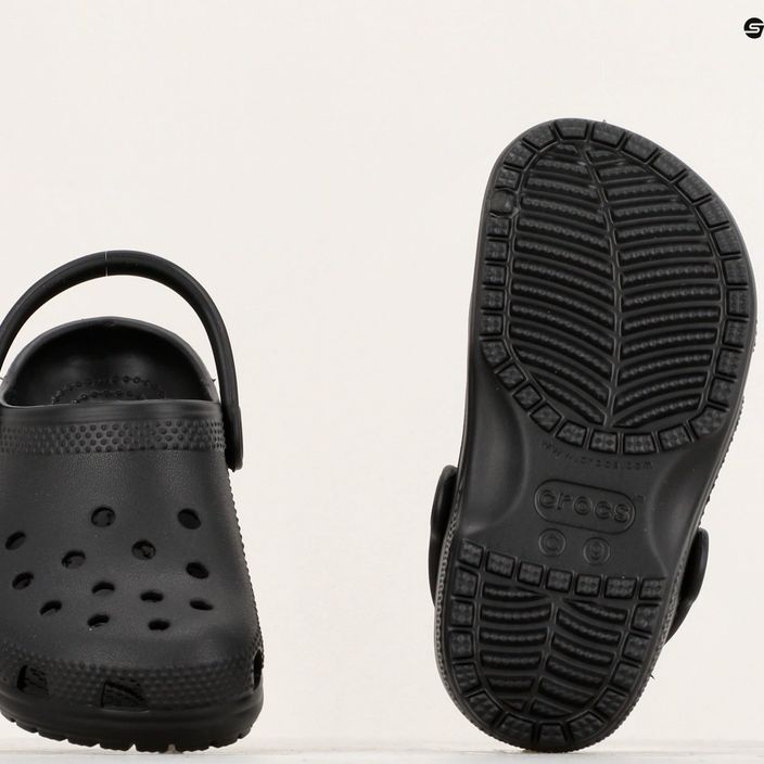 Vaikiškos šlepetės Crocs Classic Clog T black 11