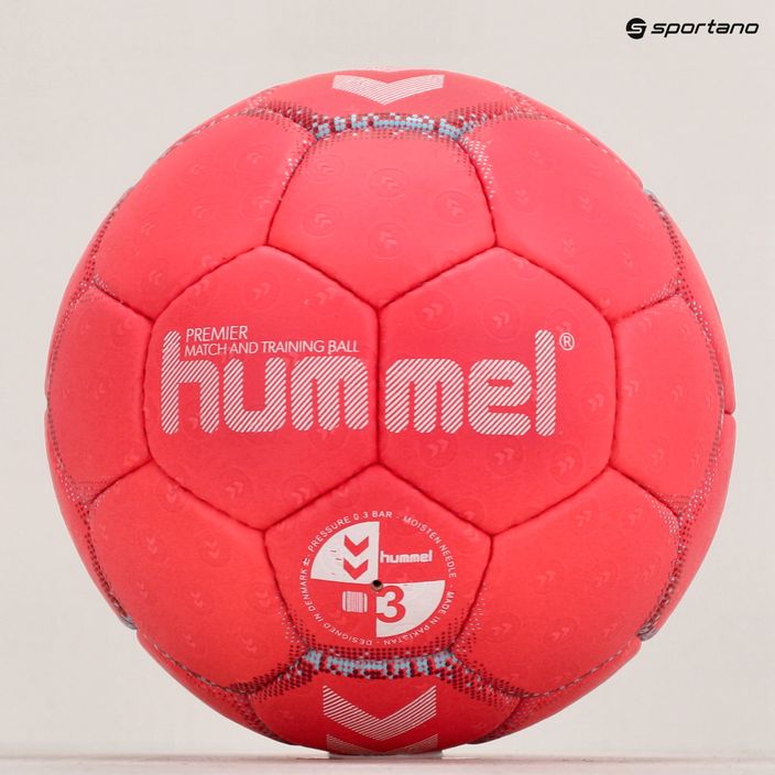 Hummel Premier HB rankinio kamuolys raudona/mėlyna/balta 3 dydis 5