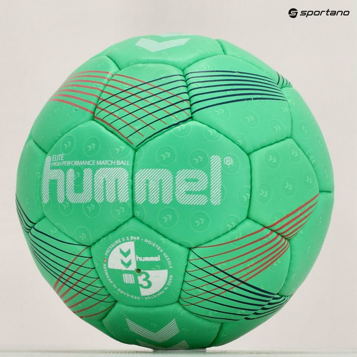 Hummel Elite HB rankinio kamuolys žalias/baltas/raudonas dydis 3 5