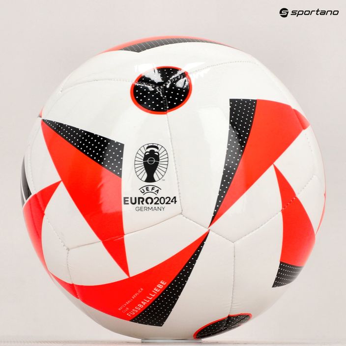 Futbolo kamuolys adidas Fussballiebe Club white/solar red/black dydis 4 6