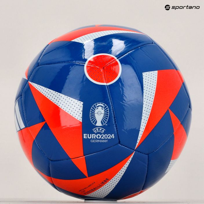 Futbolo kamuolys adidas Fussballiebe Club glow blue/solar red/white dydis 5 6