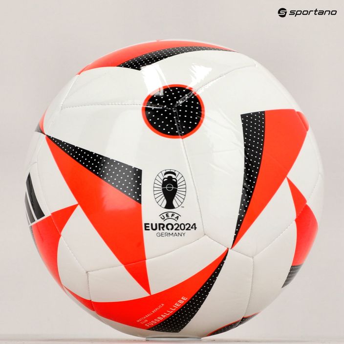 Futbolo kamuolys adidas Fussballiebe Club white/solar red/black dydis 5 6