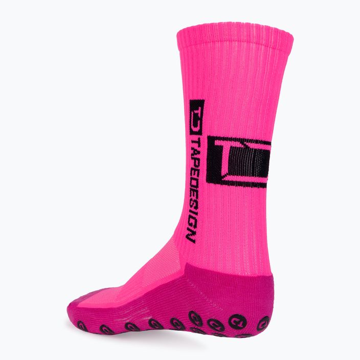 Tapedesign neslystančios rožinės futbolo kojinės 4