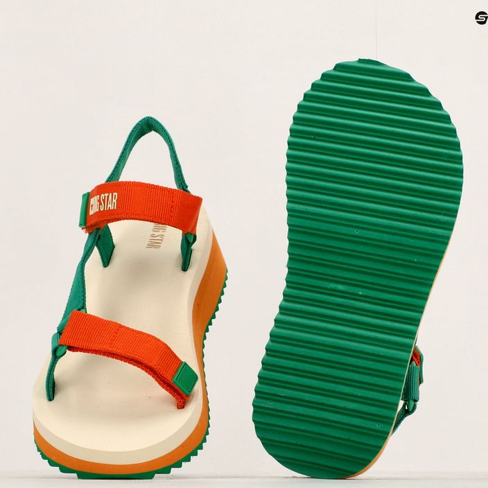 Moteriški sandalai BIG STAR NN274A053 žali/oranžiniai 9