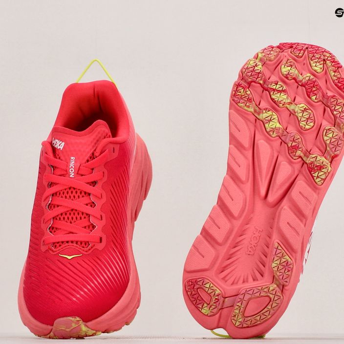 Moteriški bėgimo batai HOKA Rincon 3 cerise/coral 9