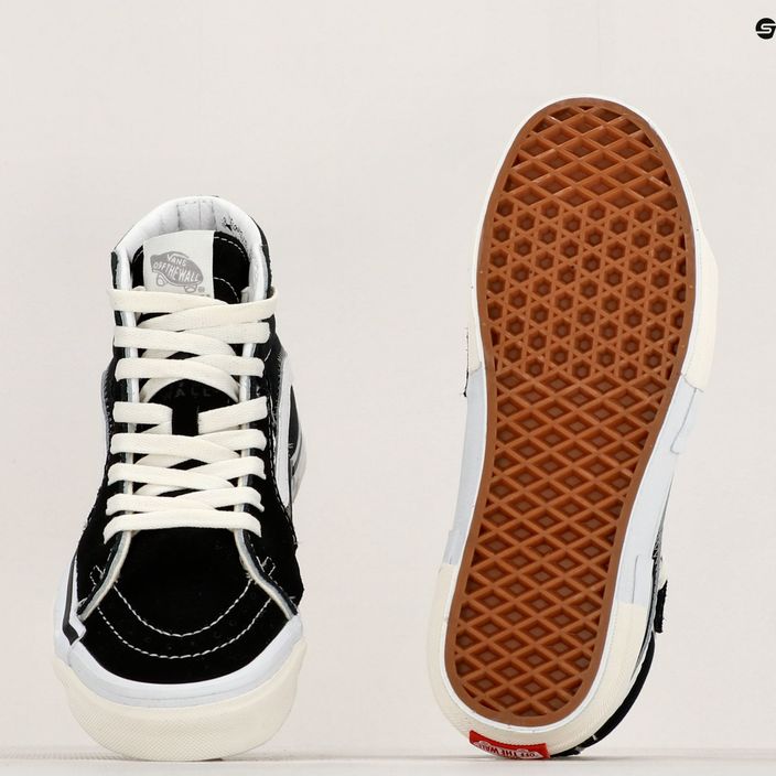 Batai Vans SK8-Hi Reconstruct black/true white 10