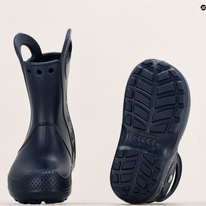 Vaikiški lietaus batai Crocs Handle Rain Boot Kids navy 11