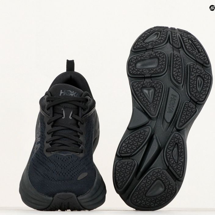 Moteriški bėgimo batai HOKA Bondi 8 black/black 10