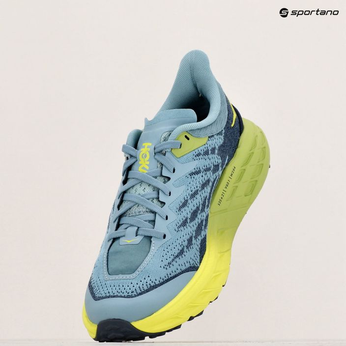 Vyriški bėgimo batai HOKA Speedgoat 5 stone blue/dark citron 9
