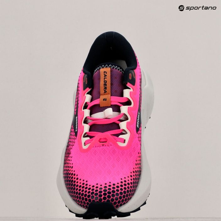 Moteriški bėgimo batai Brooks Caldera 6pink glo/peacoat/marshmallow 10