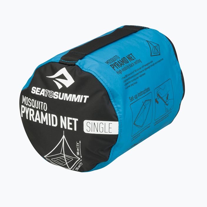 Sea to Summit Pyramid Net viengubas tinklelis nuo uodų juodas AMOSS 3