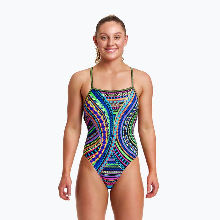 Funkita moteriškas vientisas maudymosi kostiumėlis su petnešėlėmis FS38L0153308 2