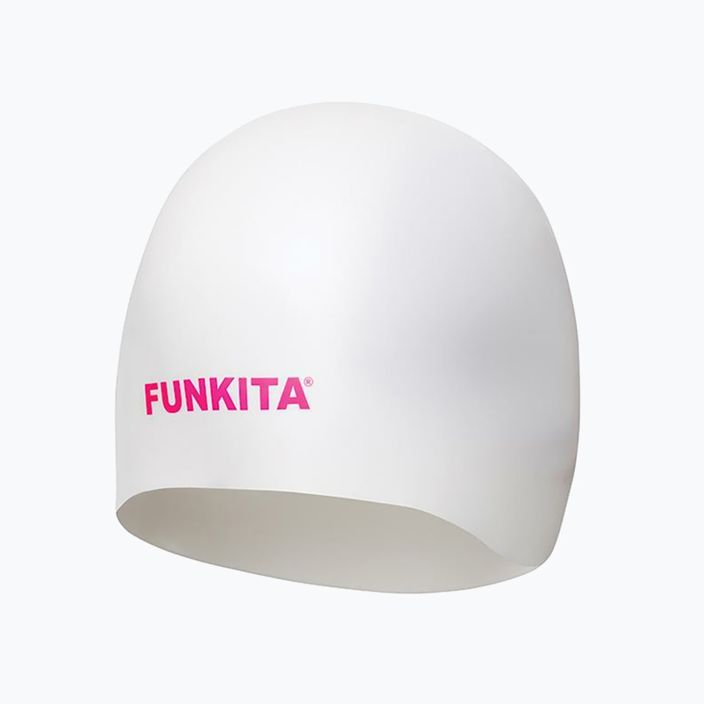 Funkita Dome Racing plaukimo kepurė balta FS980039200 2