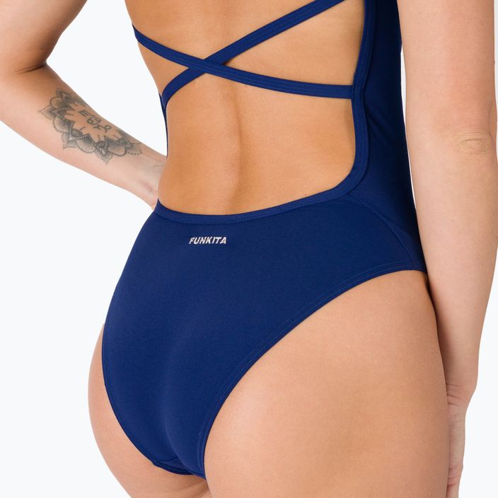 Funkita Moteriškas maudymosi kostiumėlis su dirželiais Mėlynas FS38L0259408 5