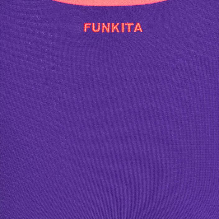 Moteriškas vientisas plaukimo kostiumėlis Funkita Single Strap One Piece purple punch 4