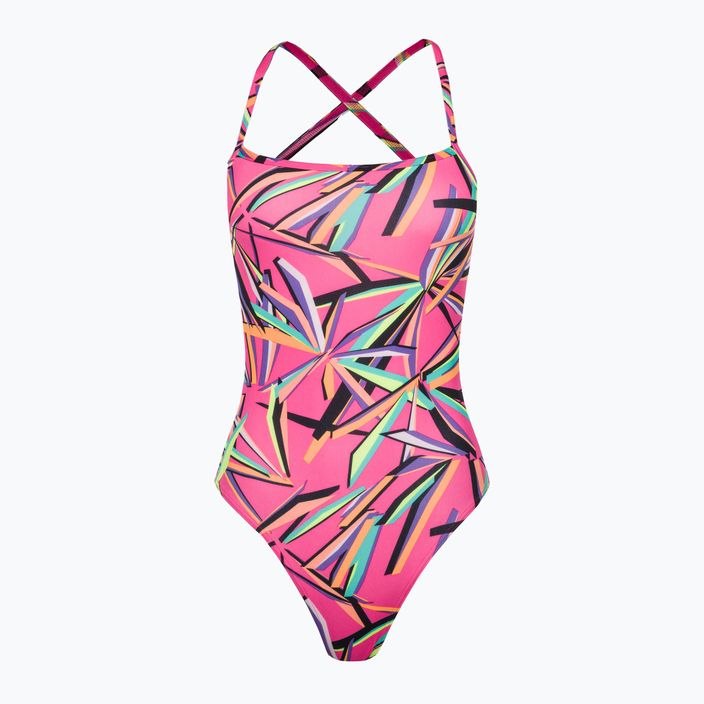 Funkita moteriškas vientisas maudymosi kostiumėlis Strapped In One Piece pink FS38L7138808