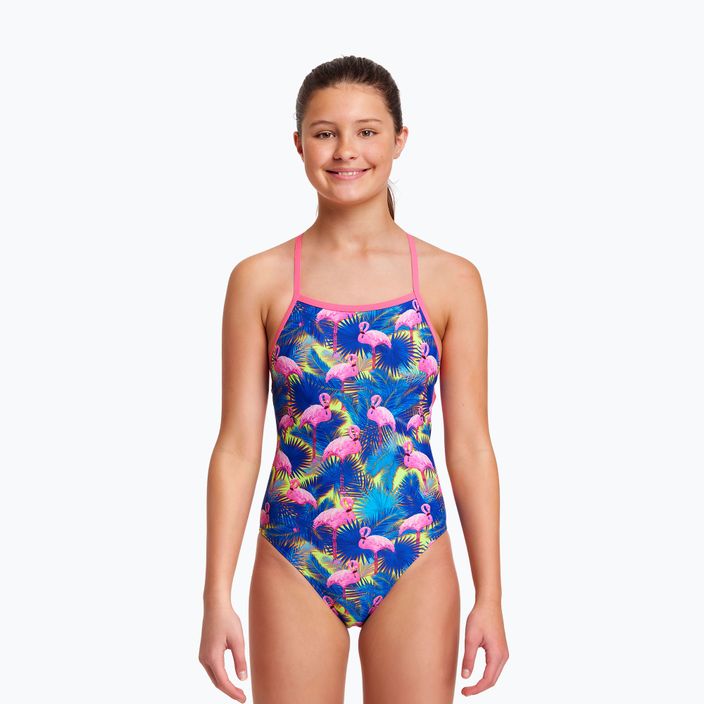 Funkita Vaikų maudymosi kostiumėlis su dirželiais mėlyna ir rožinė FS38G71414 4