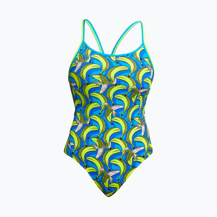 Funkita Diamond Back One Piece Moteriškas maudymosi kostiumėlis Blue FS11L7154116